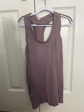 Athleta Mauve Racerback Tank Top